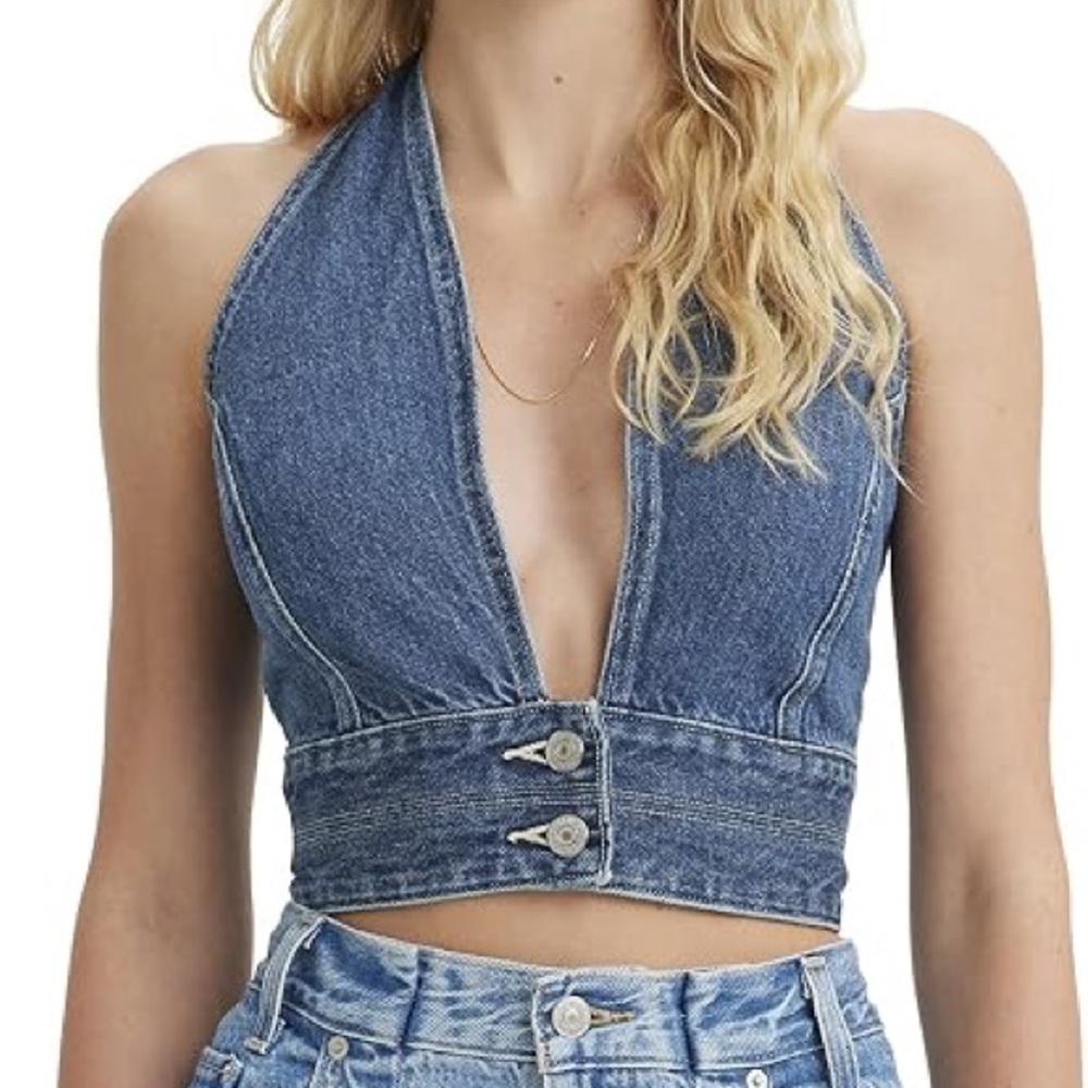 NWT LEVIS LYDIA HALTER TOP